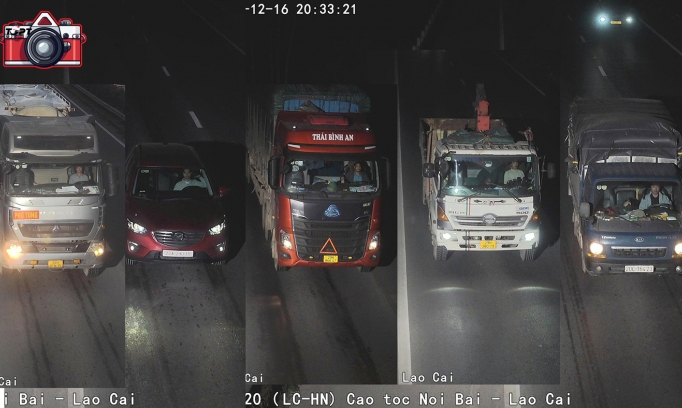 Danh sách 70 người vượt đèn đỏ bị camera AI phát hiện trong ngày 17/12 tại nội đô Hà Nội và cao tốc Nội Bài - Lào Cai